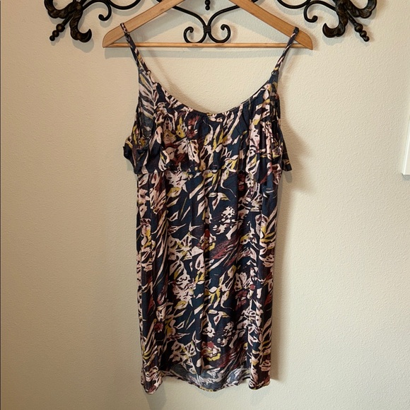 ROXY FLORAL SPAGHETTI STRAP DRESS SIZE 6 - Picture 4 of 4